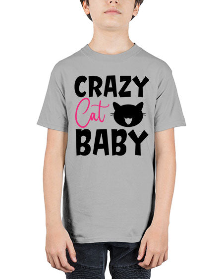 crazy cat baby Style 66# - baby - Youth Tee Unisex