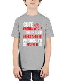 cute enough to stop your Style 689# - nurse - Youth Tee Unisex