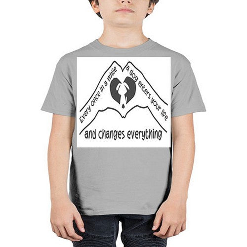 dog changes everything 75# - dogs - Youth Tee Unisex