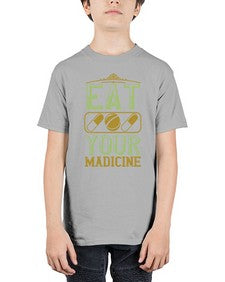 eat your madicine 160# - vegan - Youth Tee Unisex