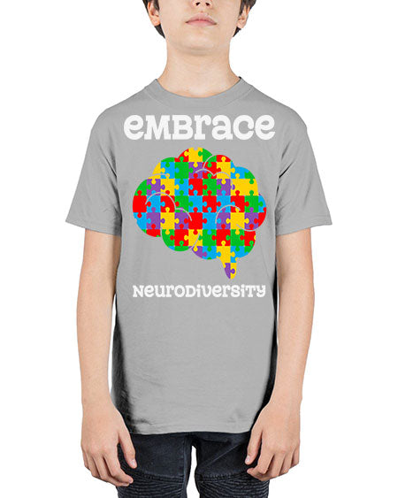 embrace neurodiversity autism awareness 87# - autism - Youth Tee Unisex