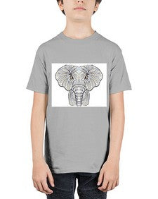ethnic elefant 422# - mandala - Youth Tee Unisex