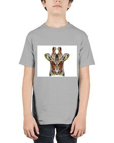 ethnic giraffe 425# - mandala - Youth Tee Unisex