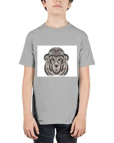 ethnic monkey 431# - mandala - Youth Tee Unisex