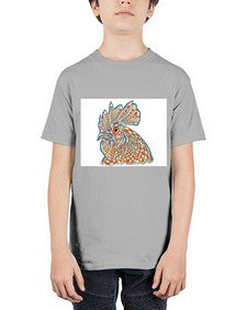 ethnic rooster 438# - mandala - Youth Tee Unisex