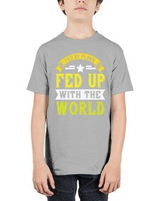 fed by plans fed up with the world 168# - vegan - Youth Tee Unisex