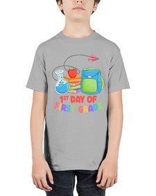first day of first Grade 100# - first grade - Youth Tee Unisex