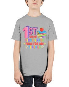 first day of first Grade 101# - first grade - Youth Tee Unisex