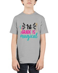 first grade is magical 140# - first grade - Youth Tee Unisex
