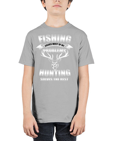 fishing 29# - shark-fish - Youth Tee Unisex