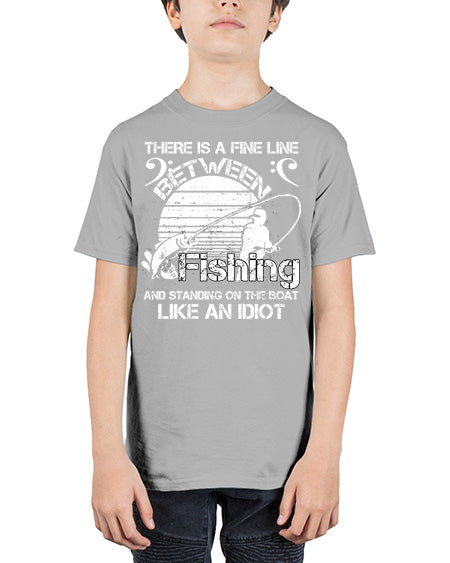 fishing 31# - shark-fish - Youth Tee Unisex
