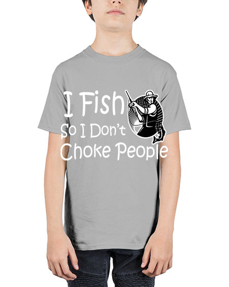 fishing 34# - shark-fish - Youth Tee Unisex