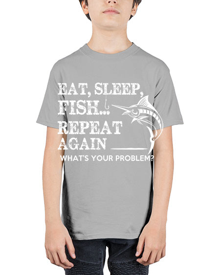 fishing 36# - shark-fish - Youth Tee Unisex