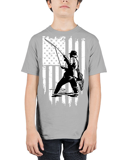 fishing 37# - shark-fish - Youth Tee Unisex