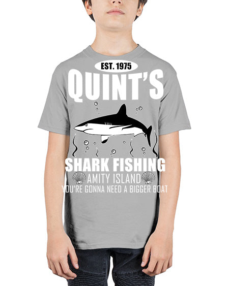 fishing 40# - shark-fish - Youth Tee Unisex
