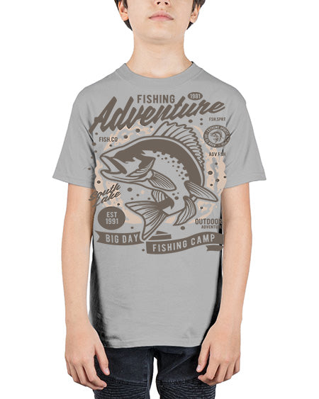 fishing adventure 51# - shark-fish - Youth Tee Unisex