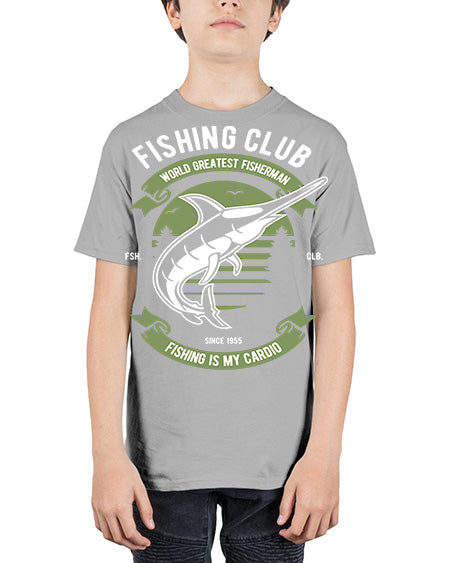 fishing club 50# - shark-fish - Youth Tee Unisex