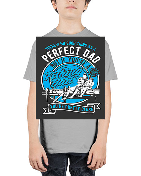 fishing dad cs 41# - shark-fish - Youth Tee Unisex