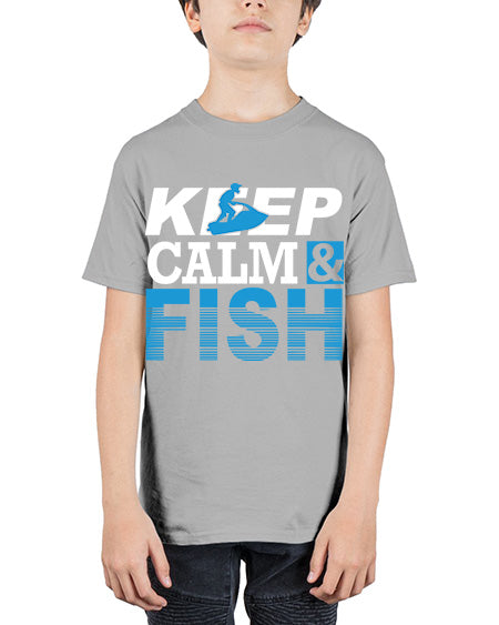 fishing transperment png 72# - shark-fish - Youth Tee Unisex