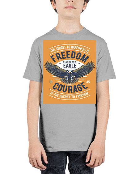 freedom eagle 35# - birds - Youth Tee Unisex