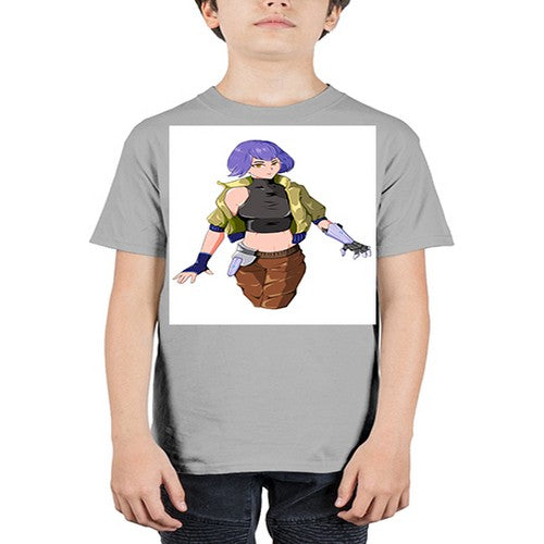 girl with gauntlet169# - anime - Youth Tee Unisex