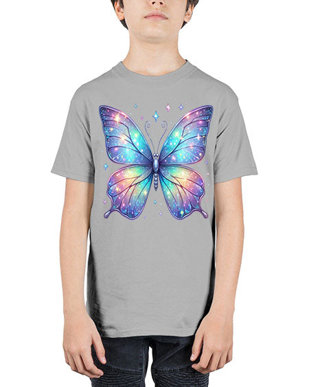glitter butterfly 14# - butterfly - Youth Tee Unisex