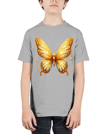 glitter butterfly 24# - butterfly - Youth Tee Unisex