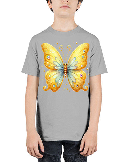 glitter butterfly 3# - butterfly - Youth Tee Unisex