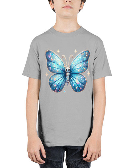 glitter butterfly 9# - butterfly - Youth Tee Unisex