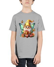 gnome with butterfly 07# - gnome - Youth Tee Unisex