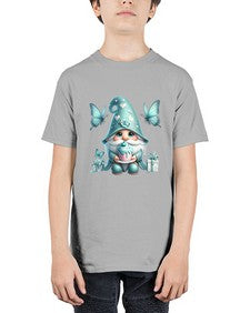 gnome with butterfly 10# - gnome - Youth Tee Unisex
