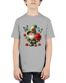 gnome with butterfly 11# - gnome - Youth Tee Unisex