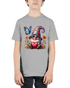 gnome with butterfly 17# - gnome - Youth Tee Unisex
