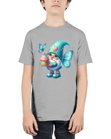 gnome with butterfly 20# - gnome - Youth Tee Unisex