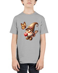 gnome with butterfly 22# - gnome - Youth Tee Unisex