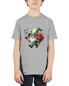 gnome with butterfly 24# - gnome - Youth Tee Unisex