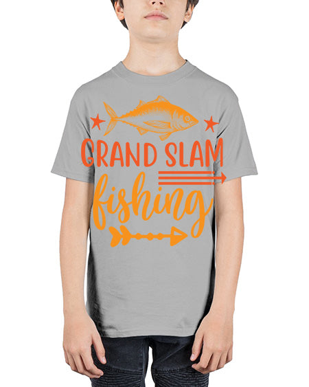 grand salm fishing 12# - shark-fish - Youth Tee Unisex
