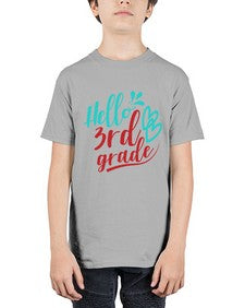 hallo third grade 231# - third grade - Youth Tee Unisex