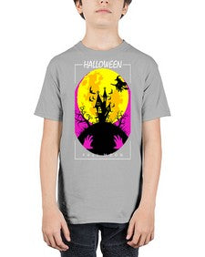 halloween full moon 500# - art pop art - Youth Tee Unisex