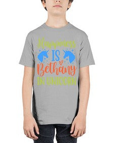 happiness is bethany in unicorn 165# - unicorn - Youth Tee Unisex