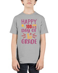 happy one hundredth day of first grade 247# - first grade - Youth Tee Unisex