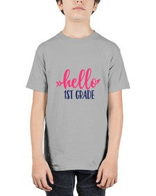 hello first grade 270# - first grade - Youth Tee Unisex