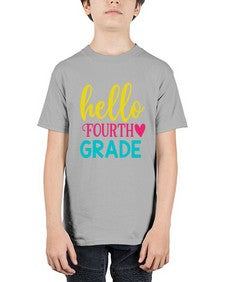 hello fourth grade 287# - fourth grade - Youth Tee Unisex