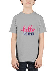 hello third grade 341# - third grade - Youth Tee Unisex