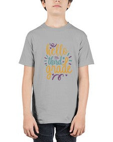 hello third grade 344# - third grade - Youth Tee Unisex