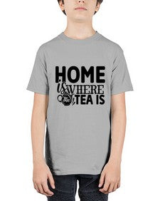 home is where the tea is 1055# - tea - Youth Tee Unisex