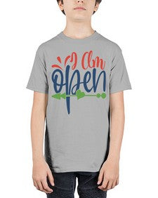 i am open Style 100# - motivation - Youth Tee Unisex