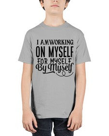 i am working make today ridiculously amazing Style 98# - motivation - Youth Tee Unisex
