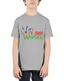 i am worthy Style 97# - motivation - Youth Tee Unisex