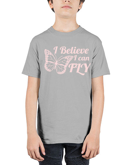 i believe i can fly  - butterfly - Youth Tee Unisex